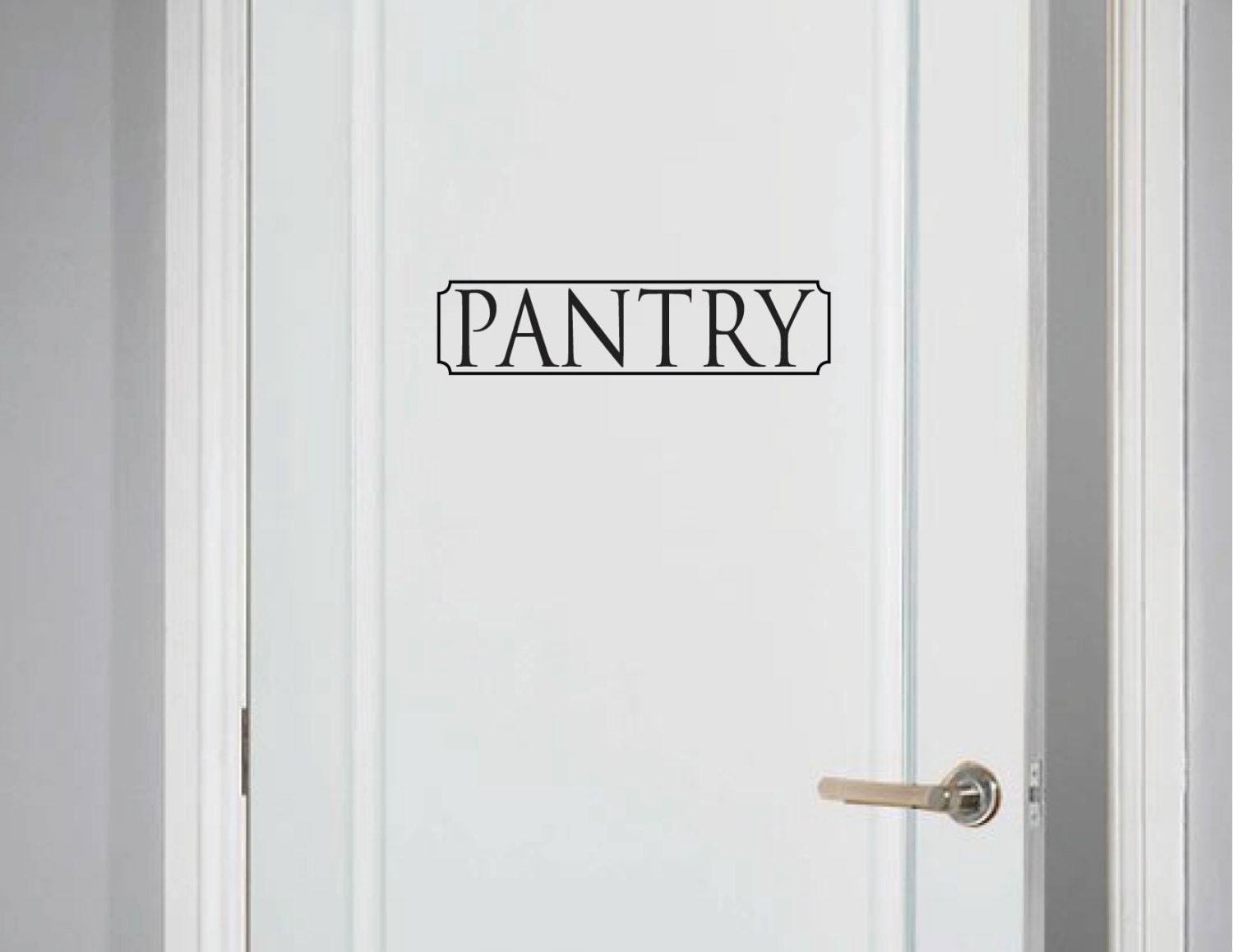 PANTRY wall vinyl sticker decal bathroom ticket design decor Etsy