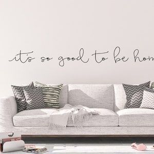 It's so good to be home vinyl wall sticker decal home farmhouse decor FREE Shipping image 1