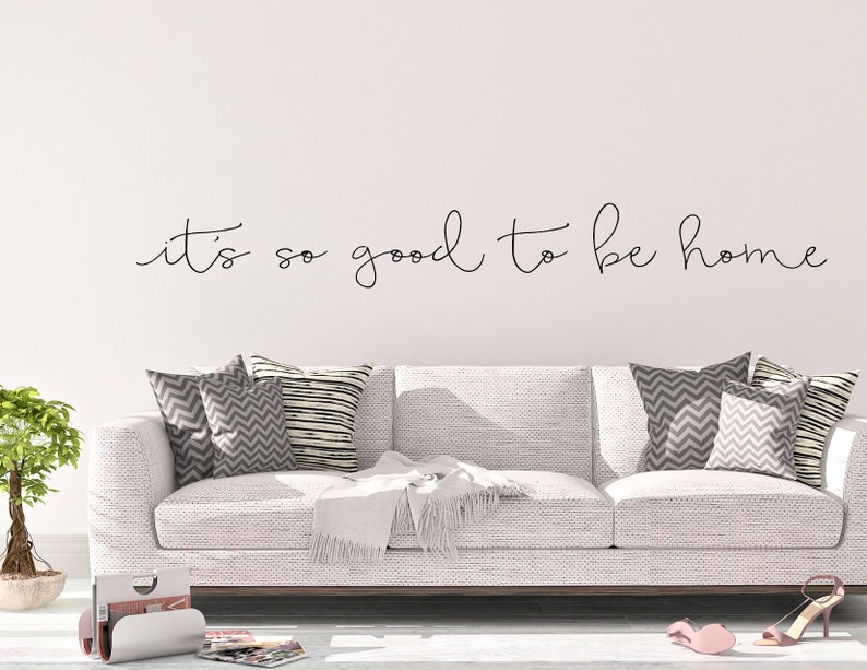 It's so good to be home vinyl wall sticker decal home farmhouse decor FREE Shipping image 1