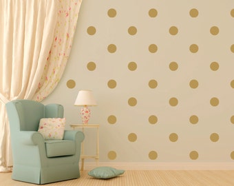 CIRCLES - 30 wall vinyl decal stickers cute room decor - 1.5 inch diameter - Free Shipping