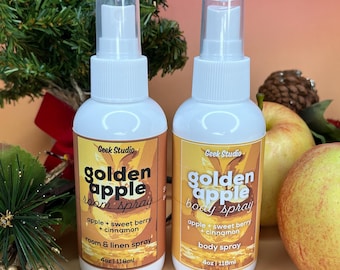 Golden Apple Body & Room Spray - mela + bacche dolci + cannella