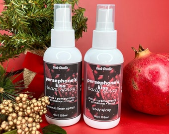 Persephone’s Kiss Body & Room Spray - citrus + pomegranate + cinnamon + musk