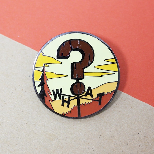 Weird Weather Enamel Pin