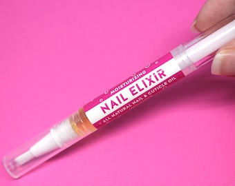 Elisir per unghie, non profumato, olio per unghie e cuticole