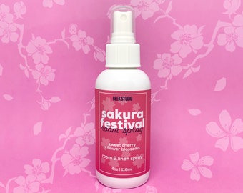 Sakura Festival Room & Linen Spray - sweet cherry + flower blossoms