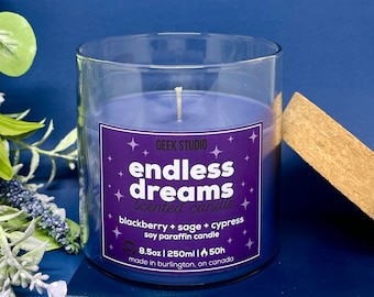 Endless Dreams Candle - blackberry + sage + cypress