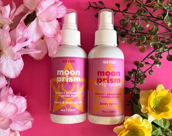 Moon Prism Body & Room Spray - lemon + strawberry + vanilla musk