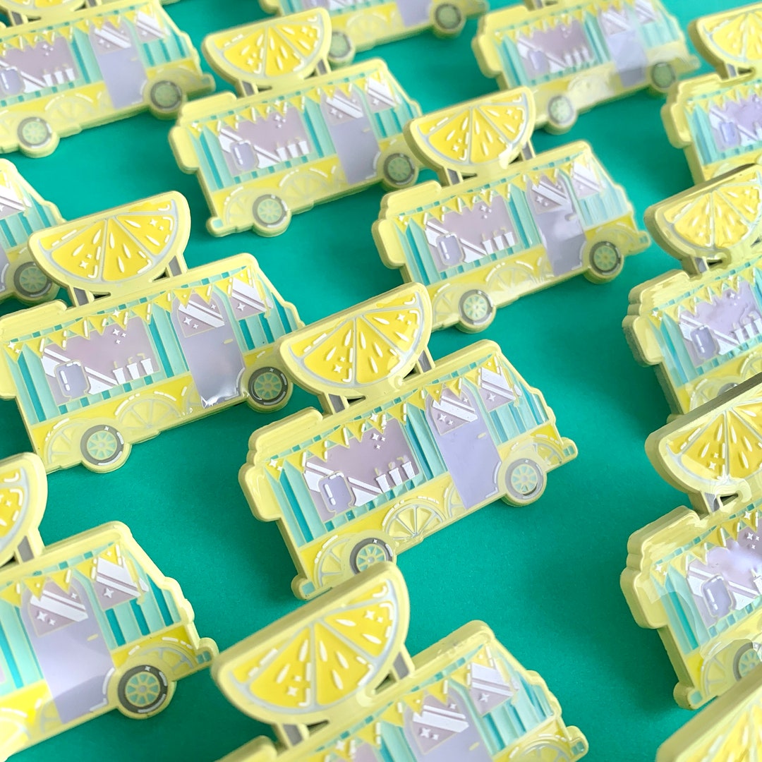 Lemonade Food Truck Enamel Pin Etsy