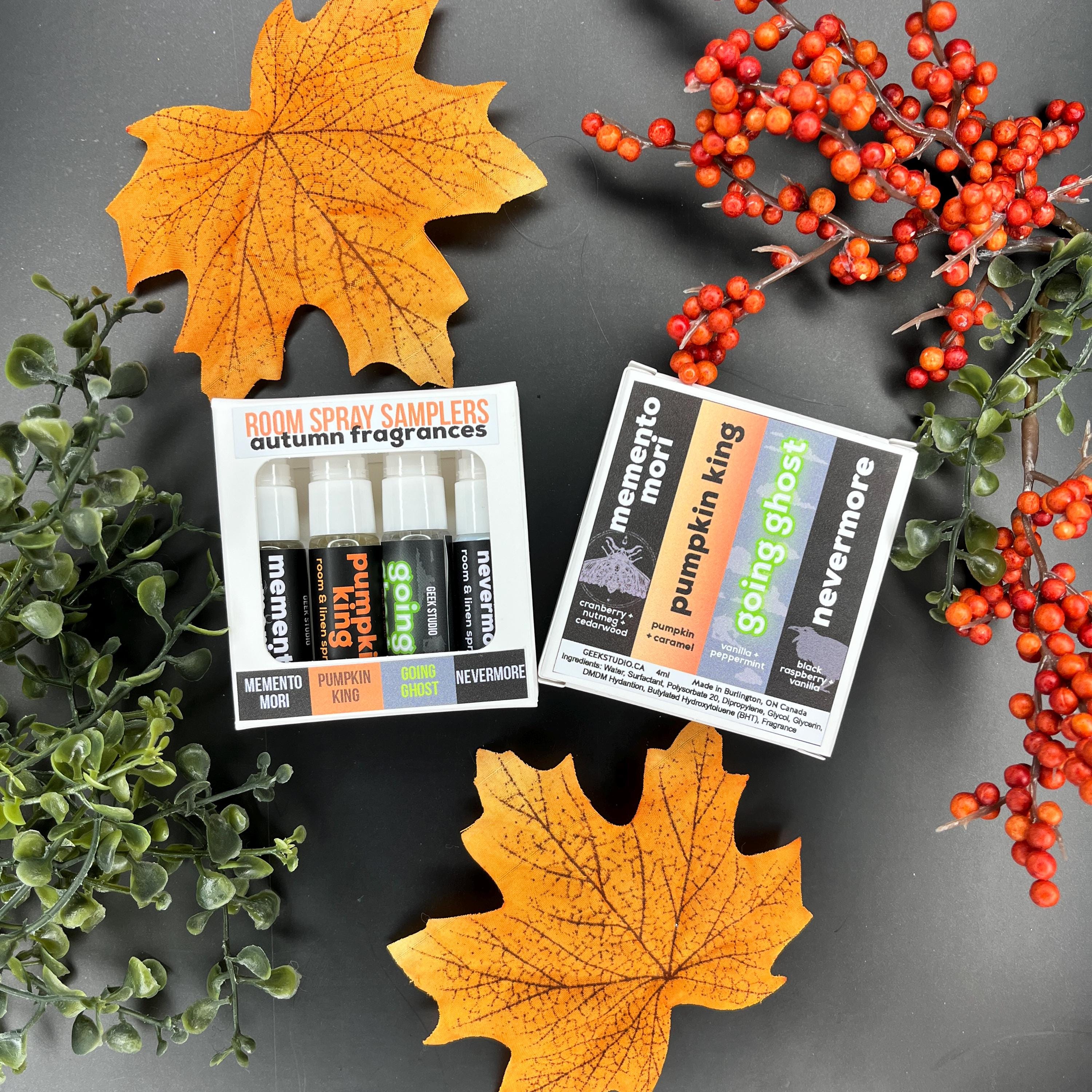 Mini Body Spray Set Room & Body Spray Mini Set - Autumn Scents - Etsy