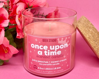 Candela Once Upon A Time - pesche succose + panna dolce