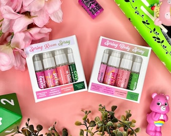 Mini set de spray para habitación y cuerpo - Aromas de primavera