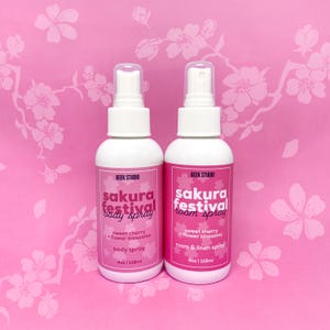 Sakura Festival Body & Raumspray - Kirsche + Blumenblüten