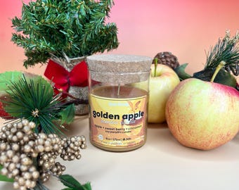 Candela Golden Apple - mela + bacche dolci + cannella