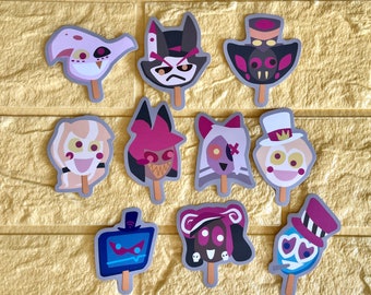 Adesivi per ghiaccioli dell'Hell Hotel