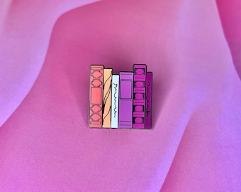 Lesbian Book Enamel Pin