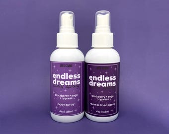 Endless Dreams Body & Room Spray - blackberry + sage + cypress