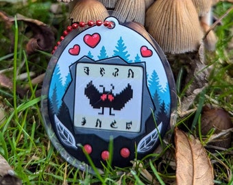Mothman Tamagotchi Keychain
