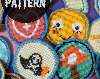 Peak Scout Badges - Cross Stitch Patterns