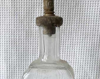 Antique Violet Sec Toilet Water Bottle, Circa 1914