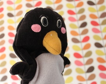 Pinguïn hand puppet