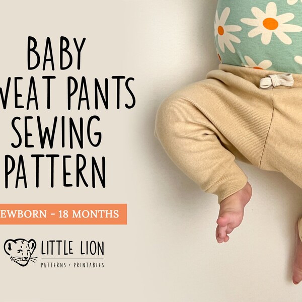 Baby Sweat Pants Etsy