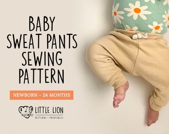 Baby Sweat Pants Sewing Pattern