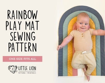 Baby Rainbow Play Mat Sewing Pattern