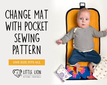 Baby Change Mat With Diaper Pocket Sewing Pattern