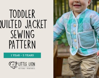 Toddler Quilted Jacket Sewing Pattern