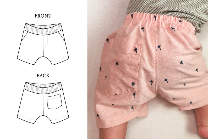 Baby Summer Shorts Sewing Pattern image 7