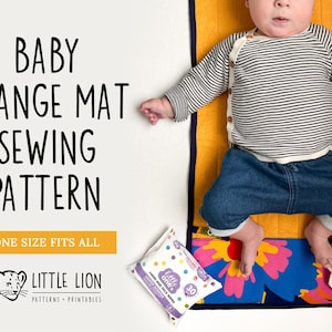 Baby Change Mat With Diaper Pocket Sewing Pattern