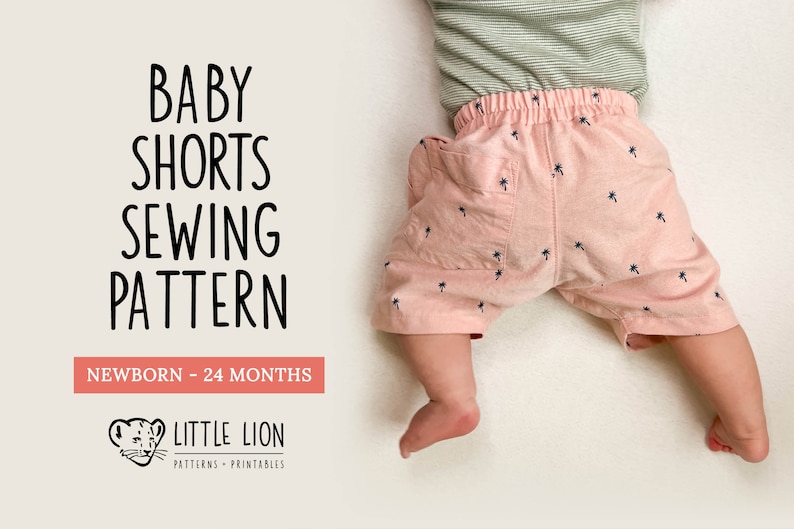 Baby Summer Shorts Sewing Pattern image 1