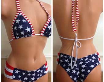 Patriotic bottom 4 straps