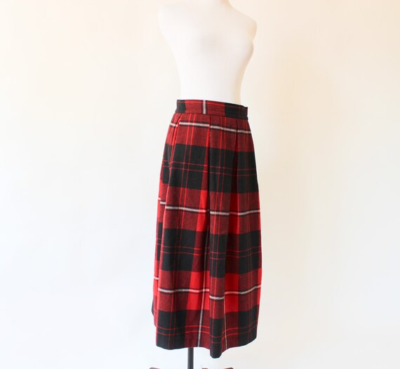 Plaid Vintage 80s Jack Winter Skirt - image 2