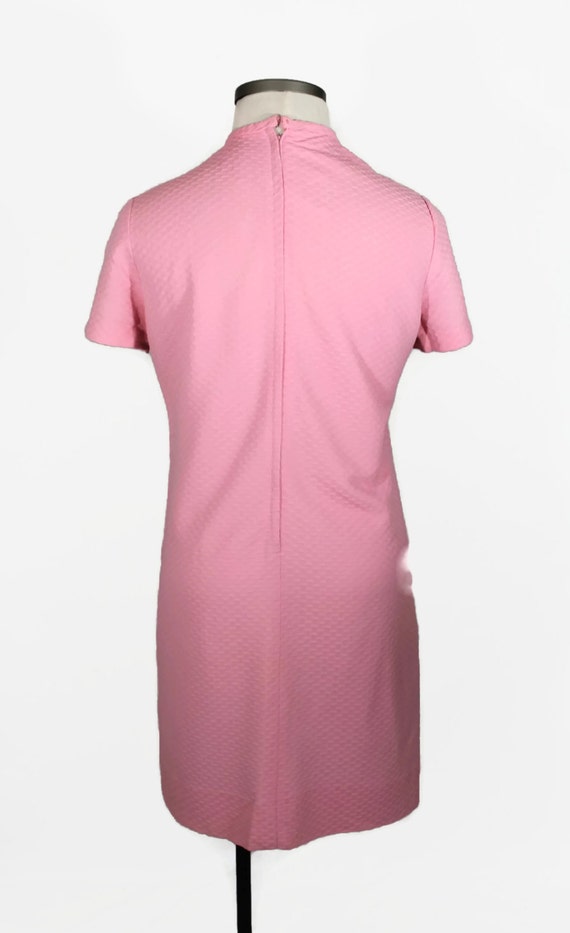 50s Dress / Pink Dress / Large Dress / Vintage Dr… - image 5