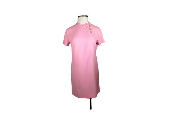 50s Dress / Pink Dress / Large Dress / Vintage Dr… - image 2