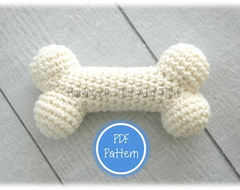 Crochet Dog Bone Amigurumi Pattern