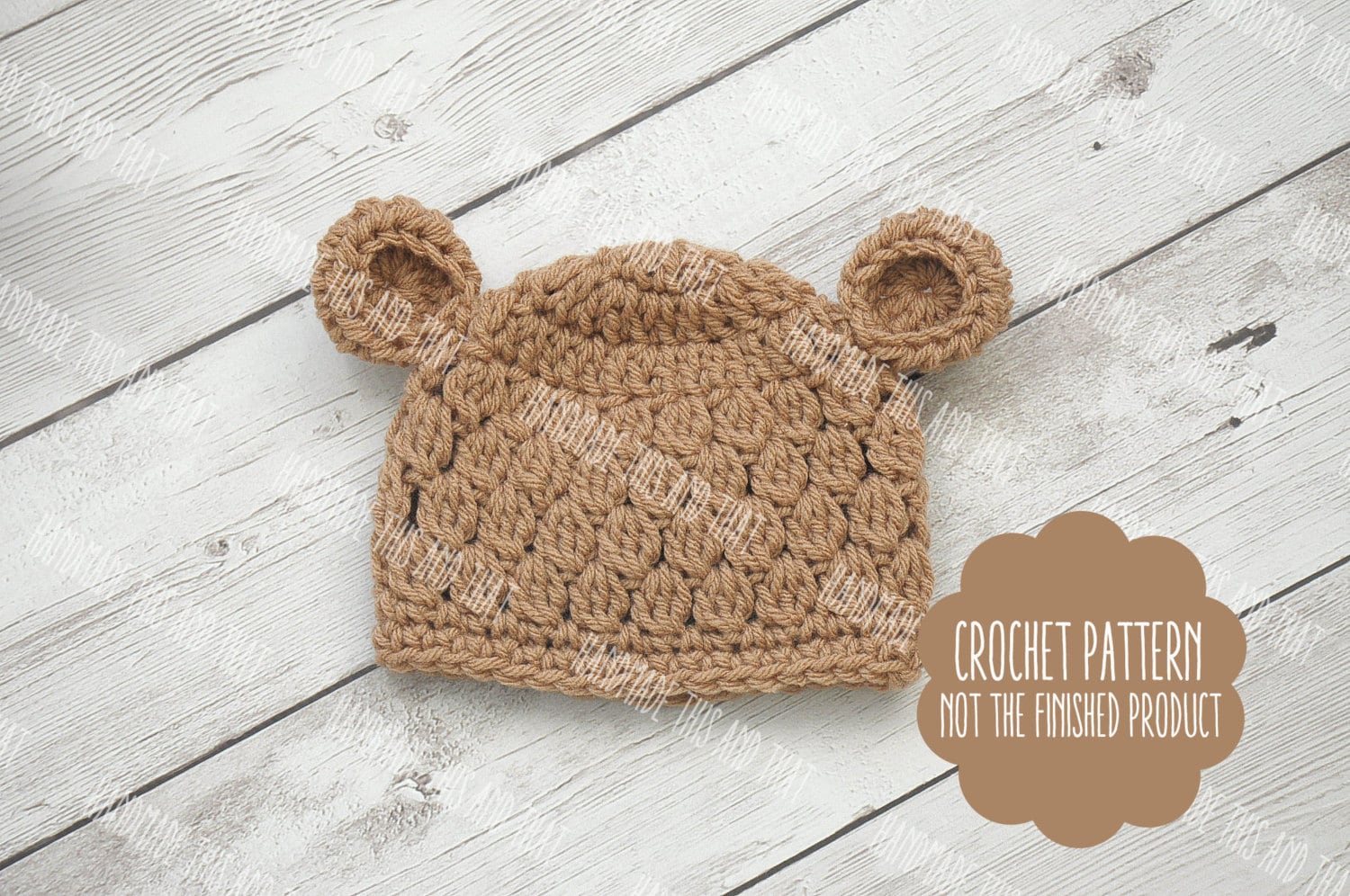CROCHET PATTERN baby bear hat pattern bear and cocoon Etsy