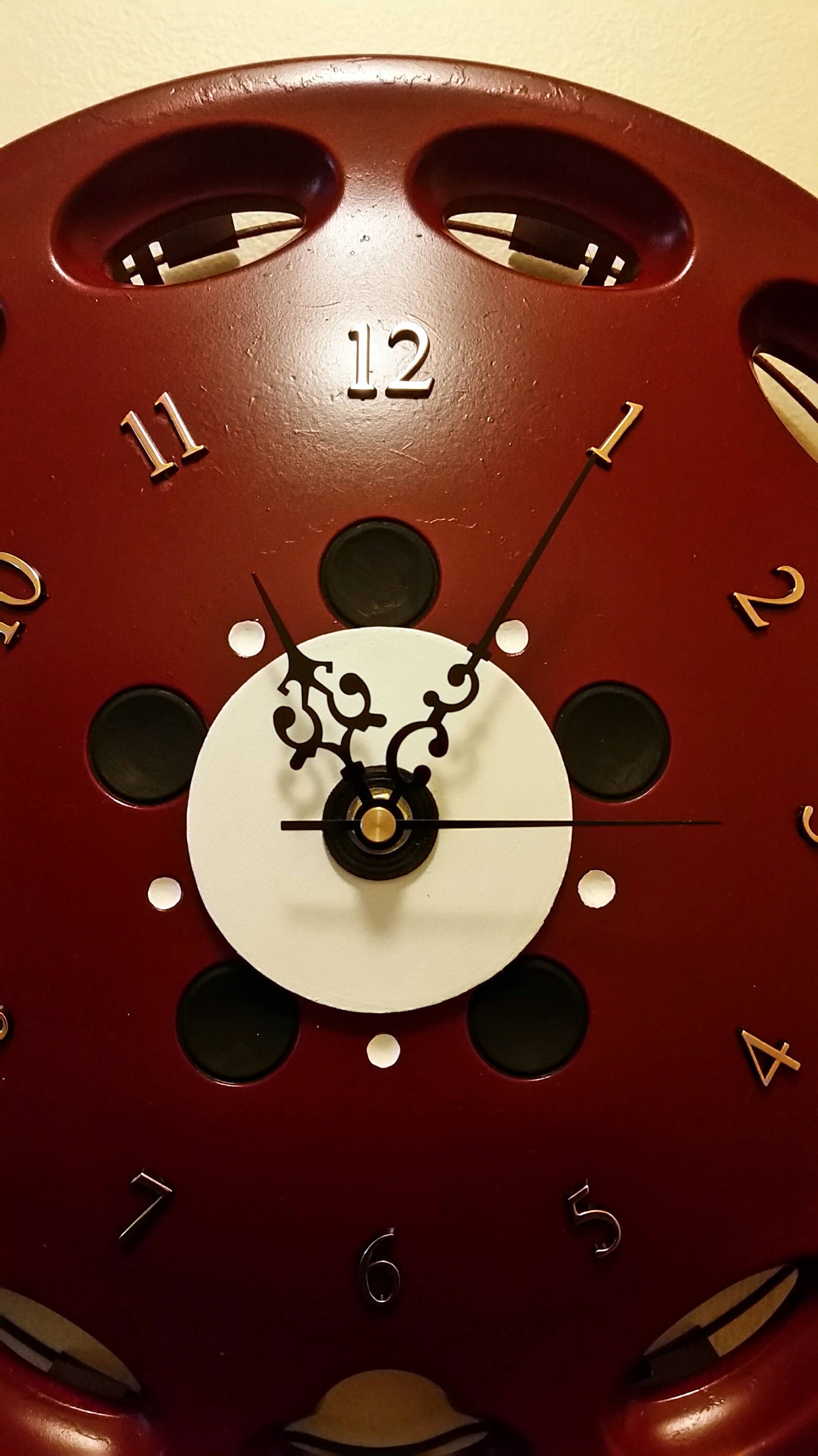 UpCycled Hubcap Clock 14 Diameter Finished With Numbers. Etsy