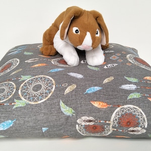 Cushion cover ,pet bed , scatter cushion , floor cushion , dreamcatcher cushion, envelope opening at back. Takes a 26 &quot; x 26&quot; insert