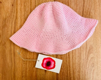 Crochet Hat - Pale Pink