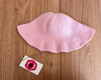 Crochet Hat - Pale Pink