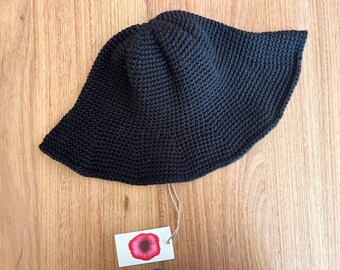 Crochet Hat - Black