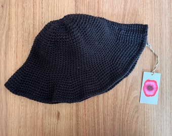 Crochet Hat - Black