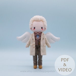 Pattern and Tutorial of Aziraphale Doll