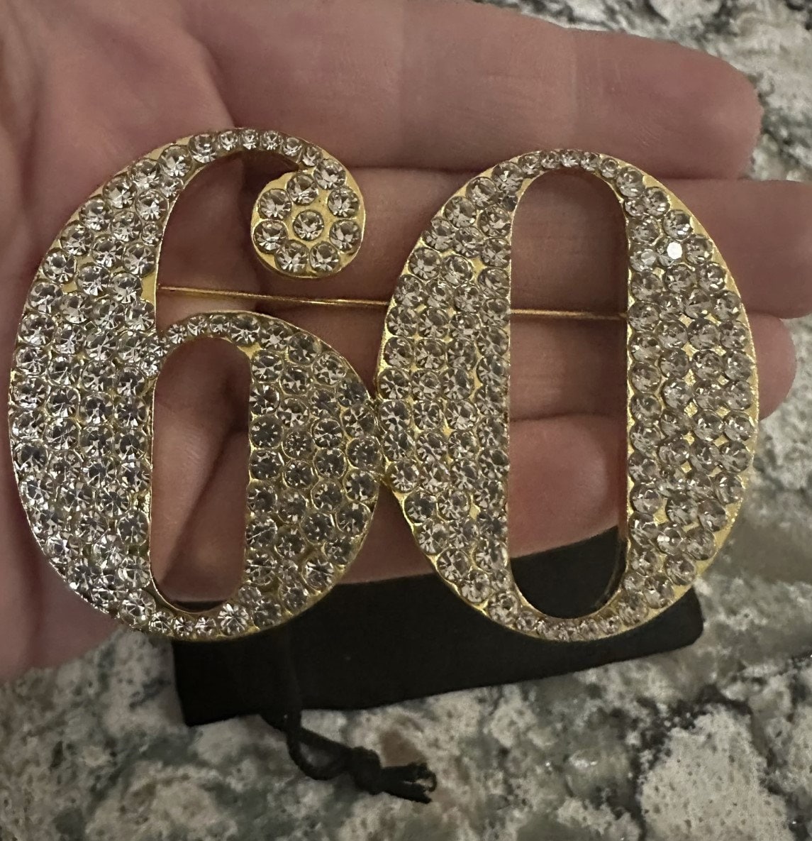 【1960’s】 SRO Alum rhinestone decorated Rhinestone Bracelet, Art Deco look,rhinestones, black glass