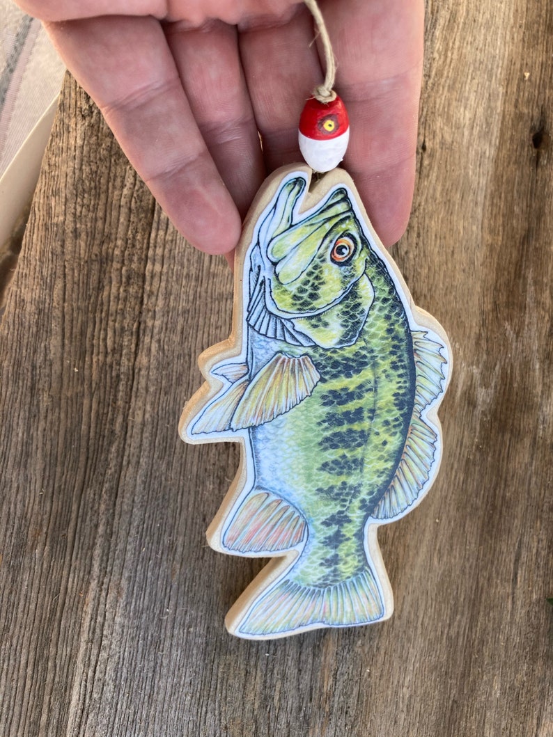 Fish Ornamentsbrook Troutbasswalleyerainbow Troutnorthern Etsy