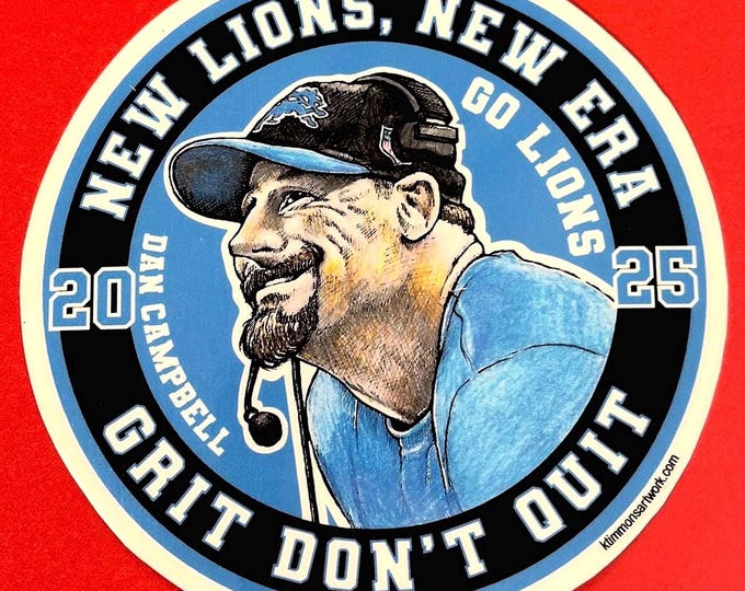 Dan Campbell (Sticker/Decal)