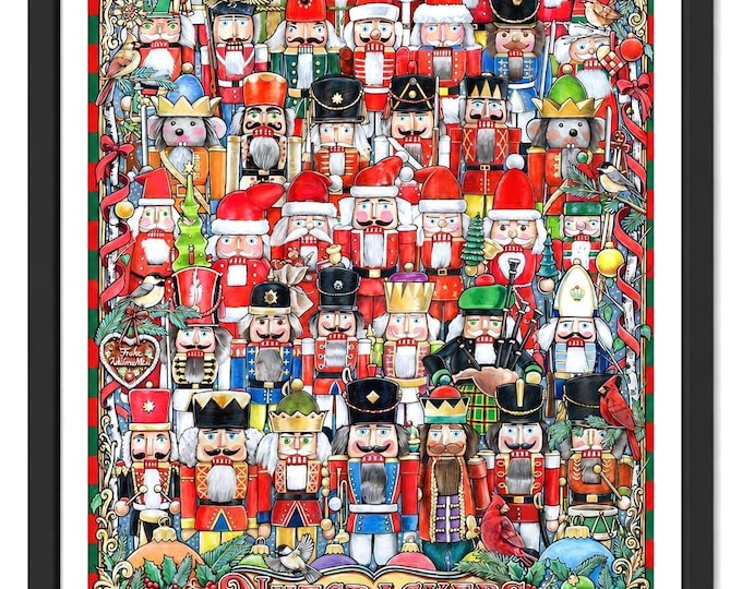 Nutcrackers Illustration Art Print