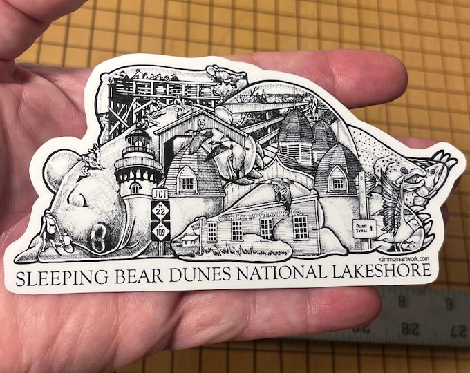 Sleeping Bear Dunes (Sticker/Decal)